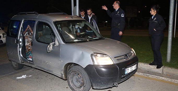 Adana'da polis şüpheli kovalamacası