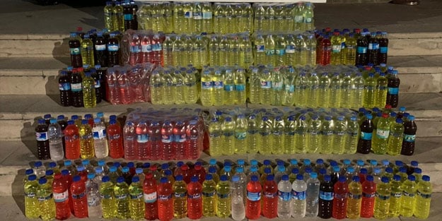 Adana'da sahte içki operasyonu! 209 litre ele geçirildi