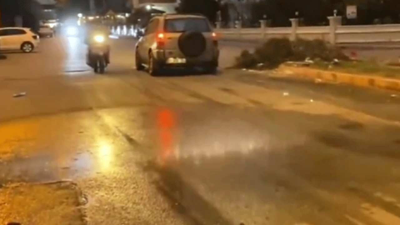 Adana’da şaşkınlığa neden olan olay! Yağmur sadece tek bir noktaya yağdı!