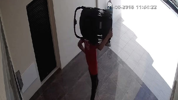 Adana'da sırtlanıp götürdü, apartmandakiler şoka girdi!
