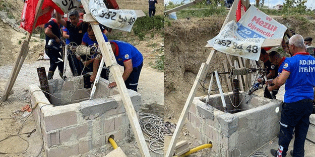 Adana'da su kuyusu açmaya çalışan 2 kişi göçük altında kaldı