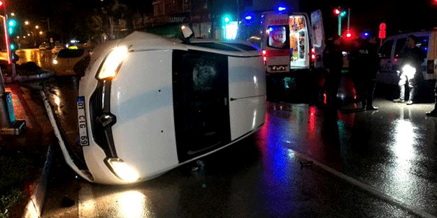 Üç kişiye otomobille çarpıp kaçan şüpheliler barda yakalandı