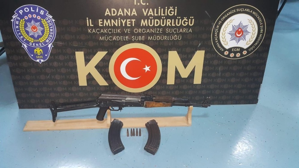Adana’da uzun namlulu silah operasyonu 