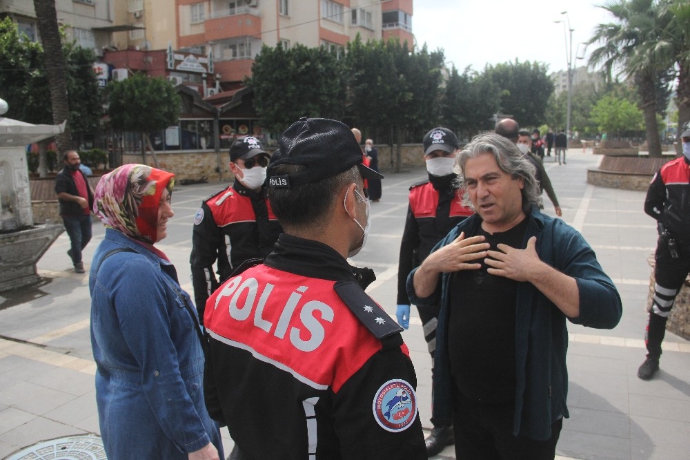 Adanalı şahsın şaşırtan maske inadı 