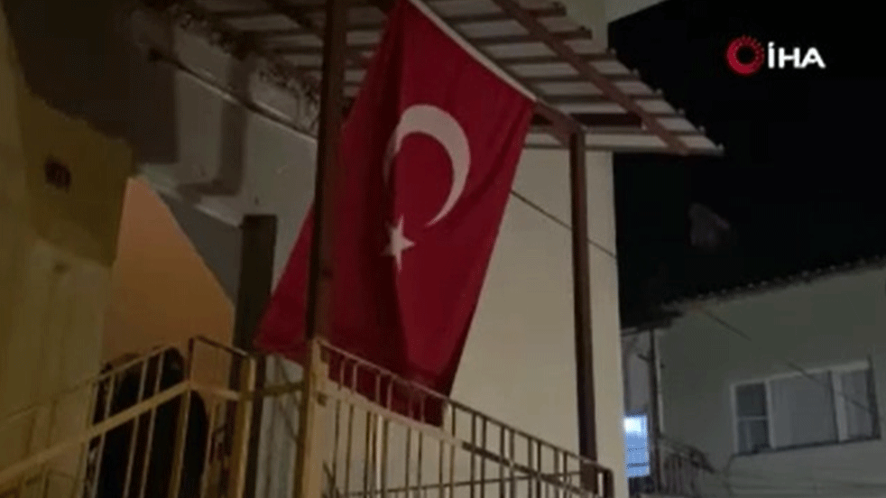 Adana'ya şehit ateşi düştü! Evine Türk bayrağı asıldı!
