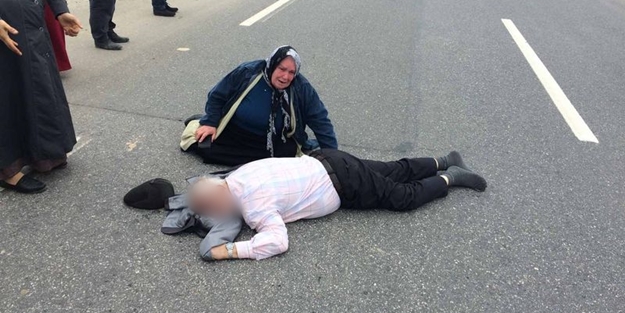 35 yıllık eşine ağladı