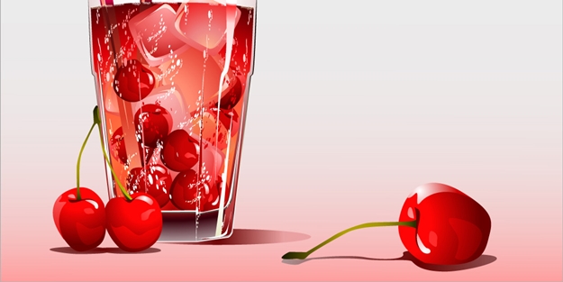 Adet sancısının şifası vişne suyunda