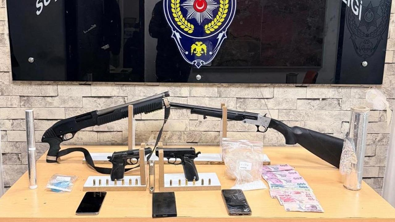 Adeta cephanelik... 5 gözaltı!