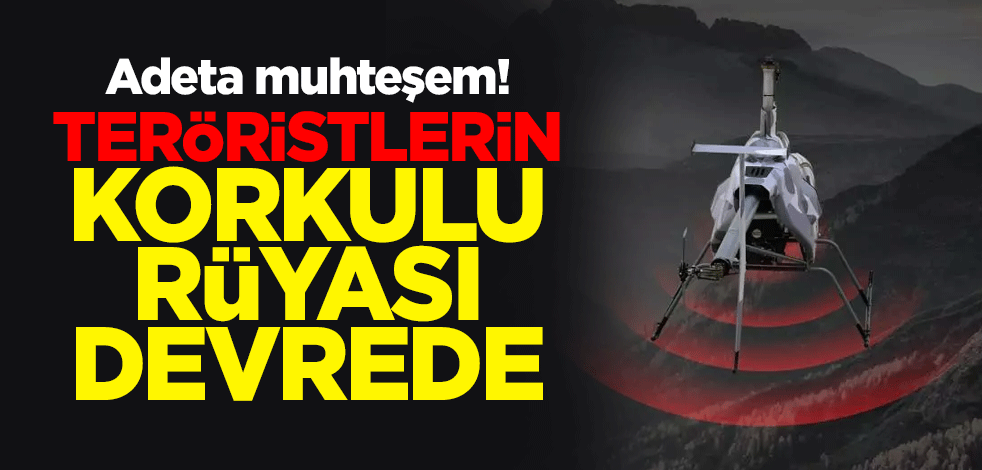 Adeta muhteşem! Teröristlerin korkulu rüyası devrede