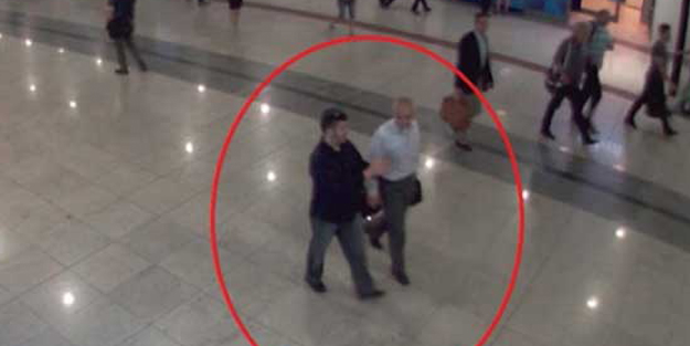 Adil Öksüz'ü karşılayan şahıs...