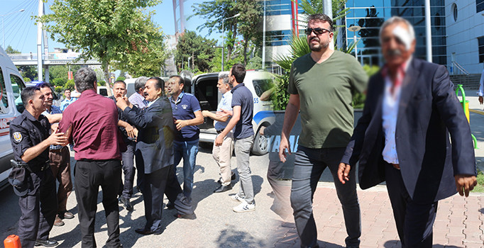Adıyaman Adliyesinde kan aktı: 4 yaralı