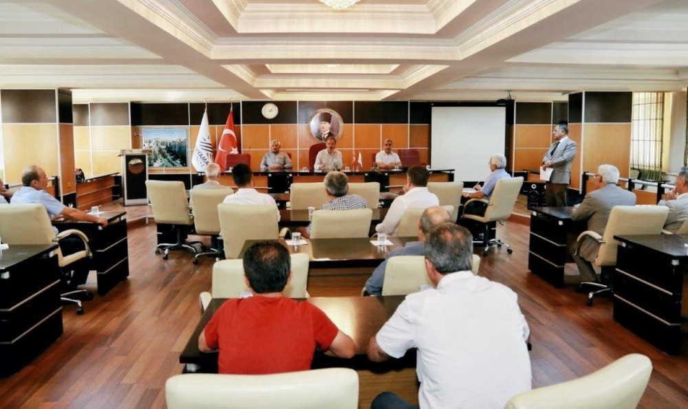 Adıyaman Belediyeler birliği toplantısı yapıldı 