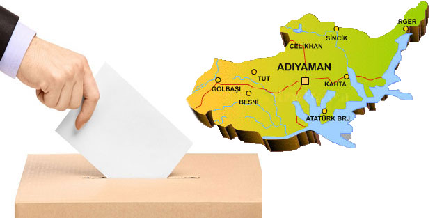 Adıyaman ili 24 Haziran cumhur ittifakı oy oranı