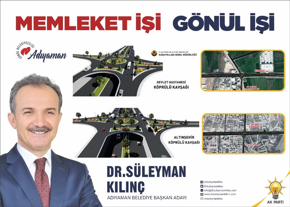Adıyaman’a battı çıktılı köprülü kavşak geliyor 