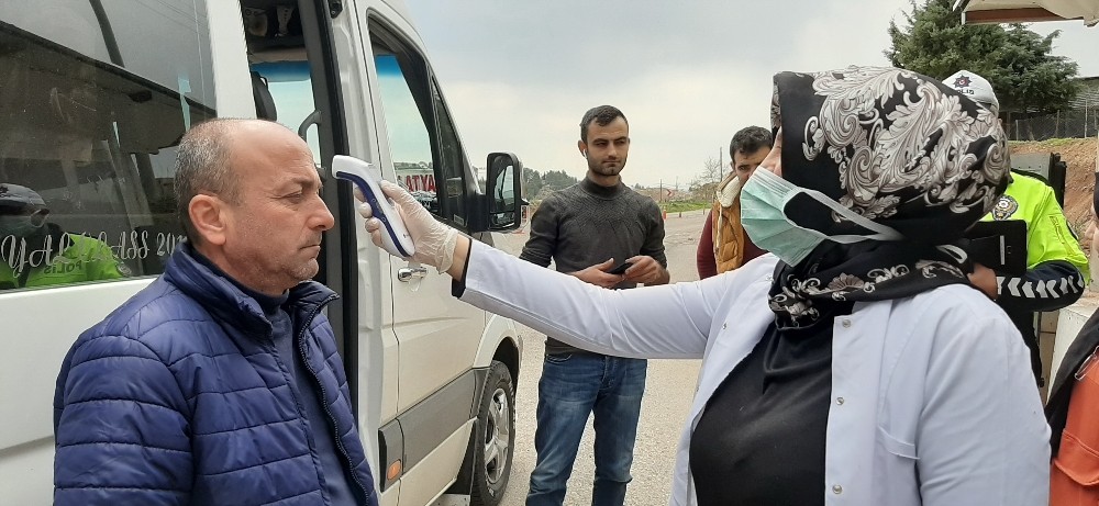 Adıyaman’a giriş ve çıkışlarda ‘korona’ kontrolü 