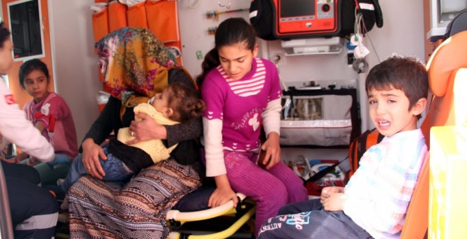 Adıyaman'da 13 kişi sobadan sızan gazdan zehirlendi