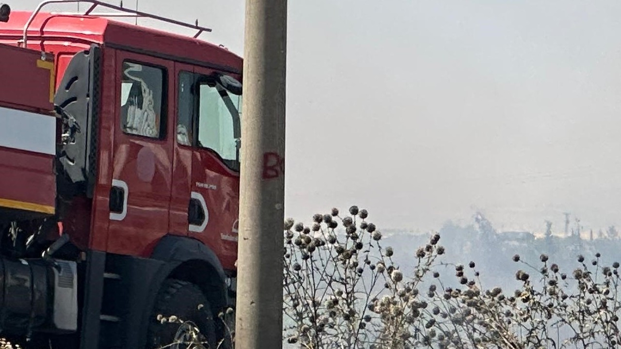 Adıyaman’da anız yangını meyve bahçesine sıçradı