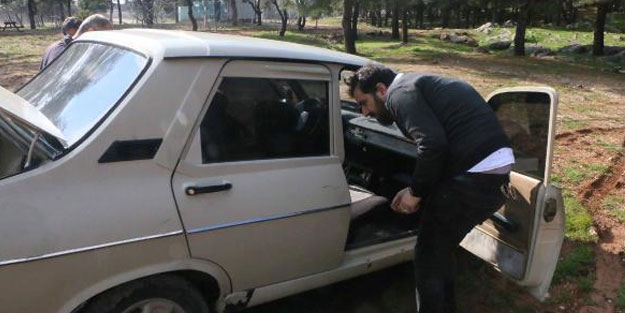 Adıyaman'da, bomba yüklü araç ihbarı polisi harekete geçirdi