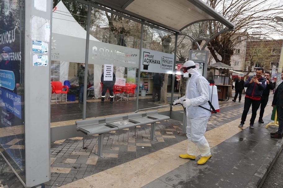 Adıyaman’da dezenfekte çalışmaları başladı 