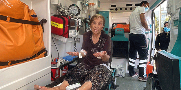 Adıyaman'da evindeki tüp patlayan yaşlı kadın yaralandı