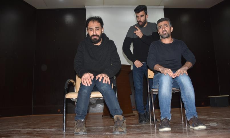 Adıyaman'da farklı meslek grupları tiyatroyla buluştu