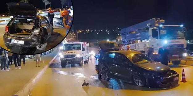 Adıyaman'da iki otomobil çarpıştı: 4 yaralı