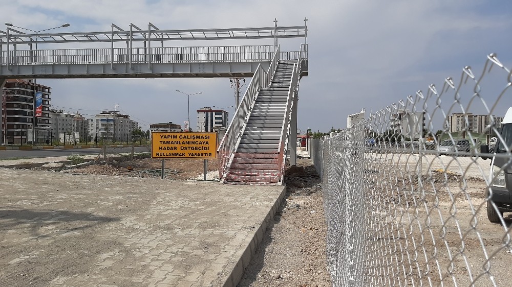 Adıyaman’da ki üst geçit komedisi sona erdi 