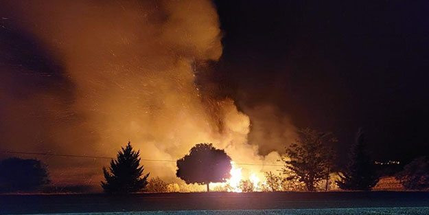 Adıyaman'da korkutan yangın