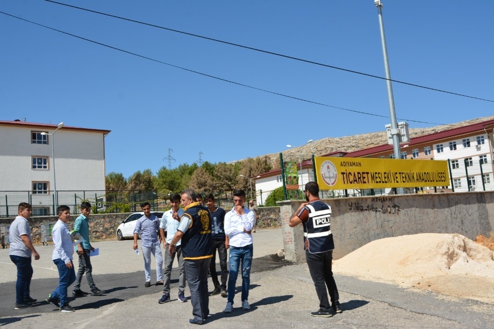 Adıyaman’da okul çevresi ve servislerde denetim 