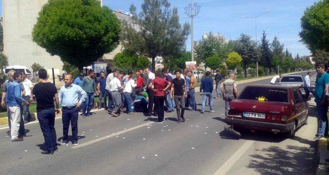 Adıyaman'da otomobil yayaya çarptı