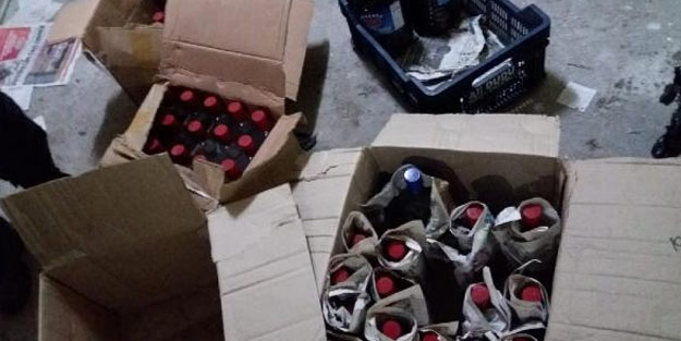 Adıyaman'da sahte içki operasyonu! 1 kişi gözaltında