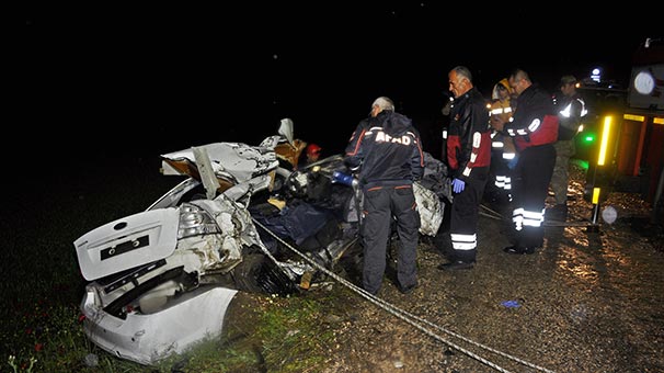 Adıyaman’da trafik kazası: 3 ölü, 1 yaralı