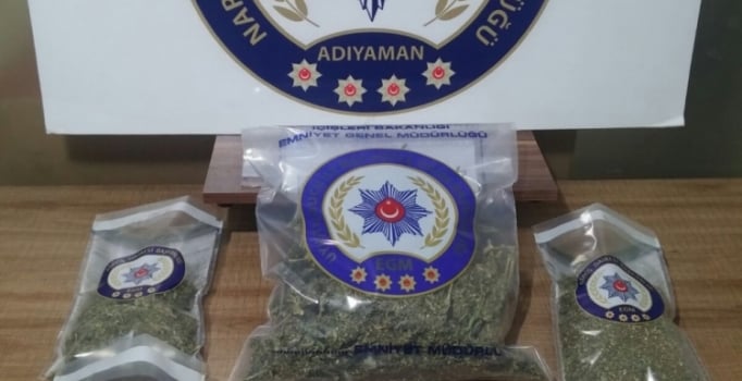 Adıyaman'da uyuşturucu operasyonuna 2 tutuklama