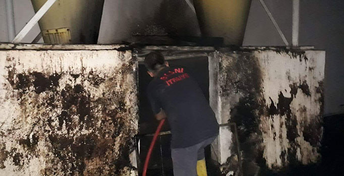 Adıyaman'da yağ fabrikasında korkutan yangın