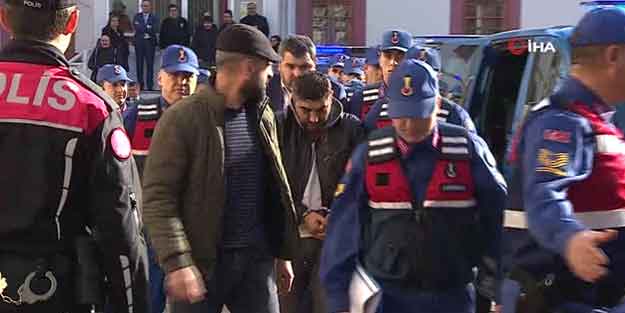 Adliye önünde gergin anlar! Linç girişiminde bulunuldu