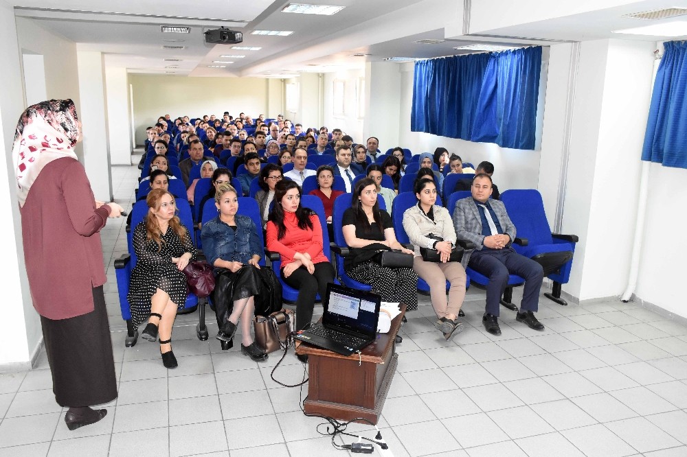 Adliye personeline koronavirüsten korunma yolları anlatıldı 