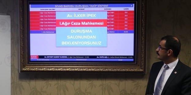 Adliyede mübaşir sesi son buldu