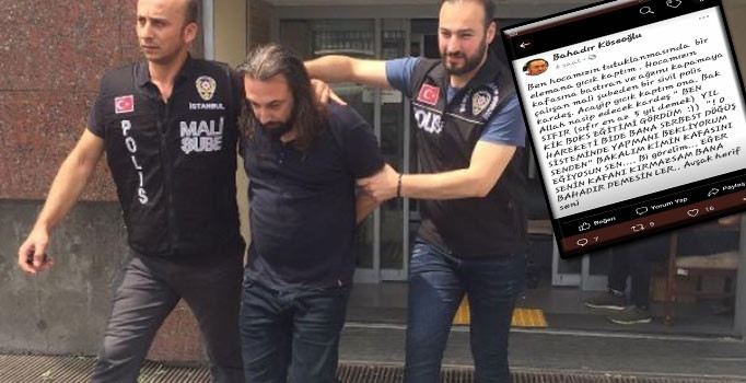 Adnan Oktar'ı gözaltına alan polisi tehdit eden şahıs tutuklandı