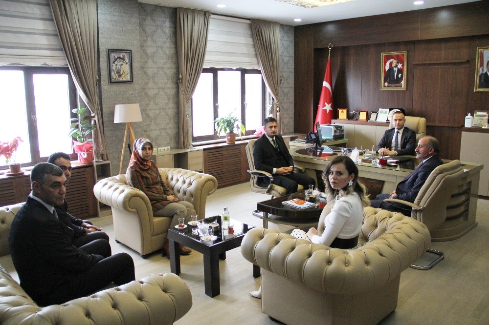 ADÖMYK üyelerinden Milli Eğitim Müdürü Tekin’e ziyaret 
