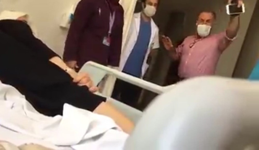 ADÜ Tıp Fakültesi Hastanesinde izleyenlerin tepkisini çeken diyalog 