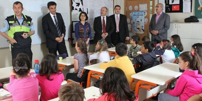 Tavşanlı’da öğrencilere trafik eğitimi