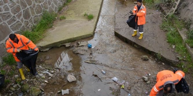 Fatsa’da dereler temizleniyor