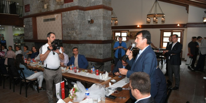 Kaymakam Ünlü’ye veda yemeği