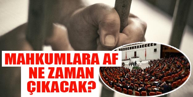 Af ne zaman? Mahkumlara af ceza indirimi infaz süresi ne kadar olacak?