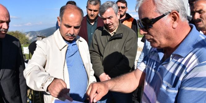Vali Aktaş çalışmaları yerinde inceledi