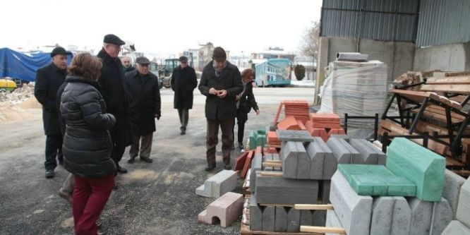 Odunpazarı Belediyesi kendi taşını kendi üretiyor