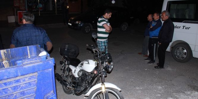 Kaza yapan motosiklet sürücüsü 200 promil alkollü çıktı