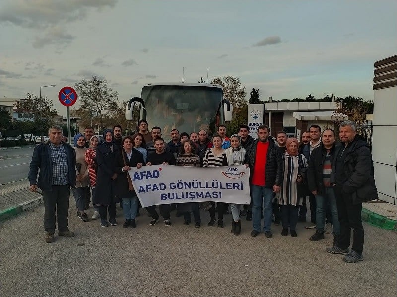 AFAD gönüllülerinin Bursa gezisi 