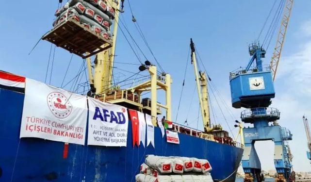 AFAD Sudan’a iyilik gemisi gönderdi! 1500 aileye gıda desteği yapıldı