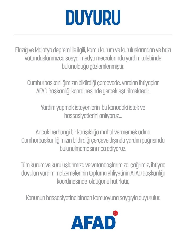 AFAD: 